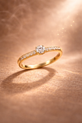 Celeste Solitaire Ring